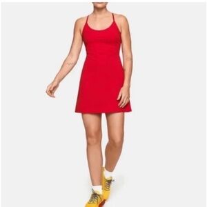 Outdoor Voices Red Exercise Dress